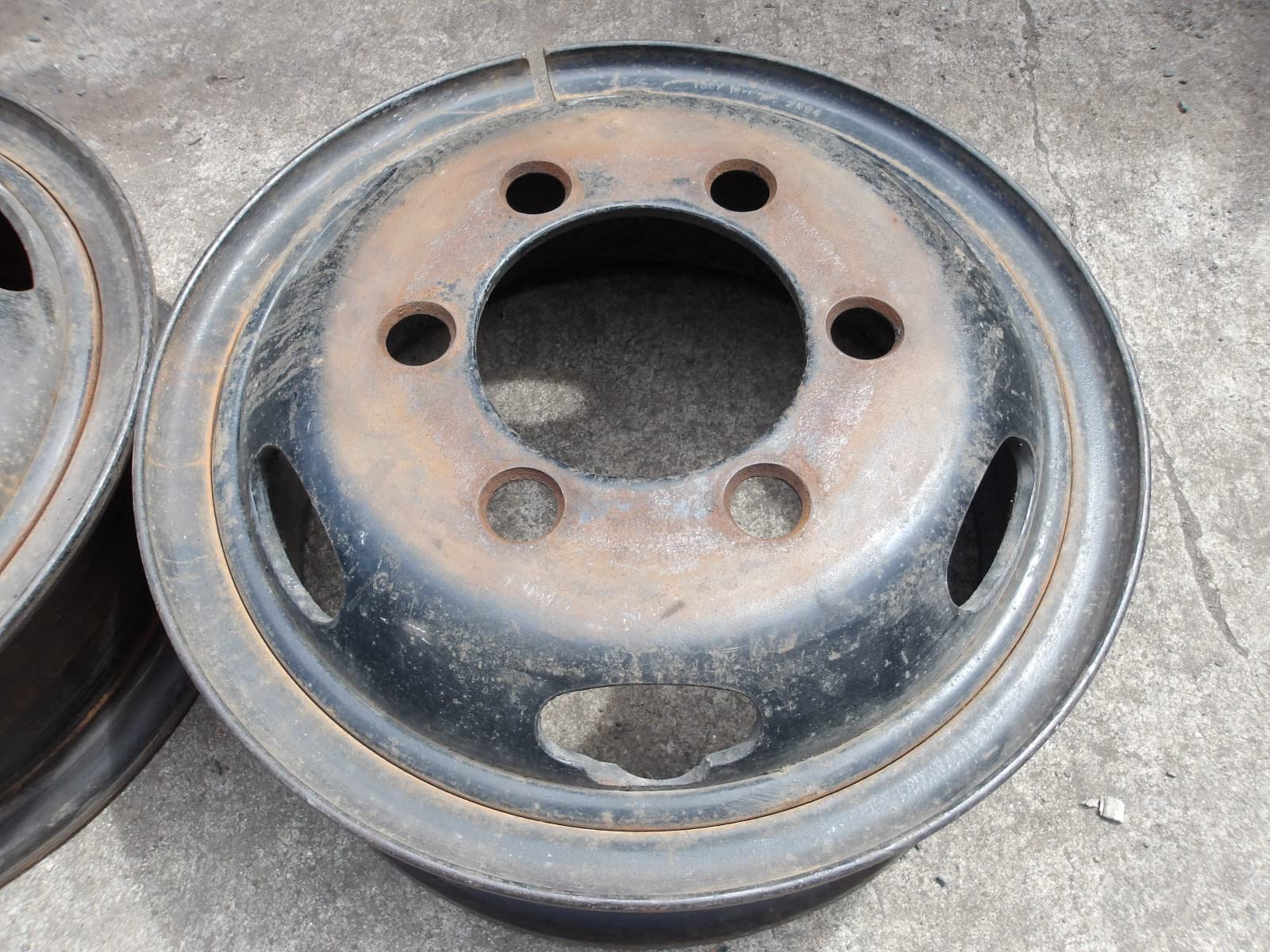 Amazon | H446 18インチ鉄ホイール 6本セット 6穴 6.00S PCD222.25